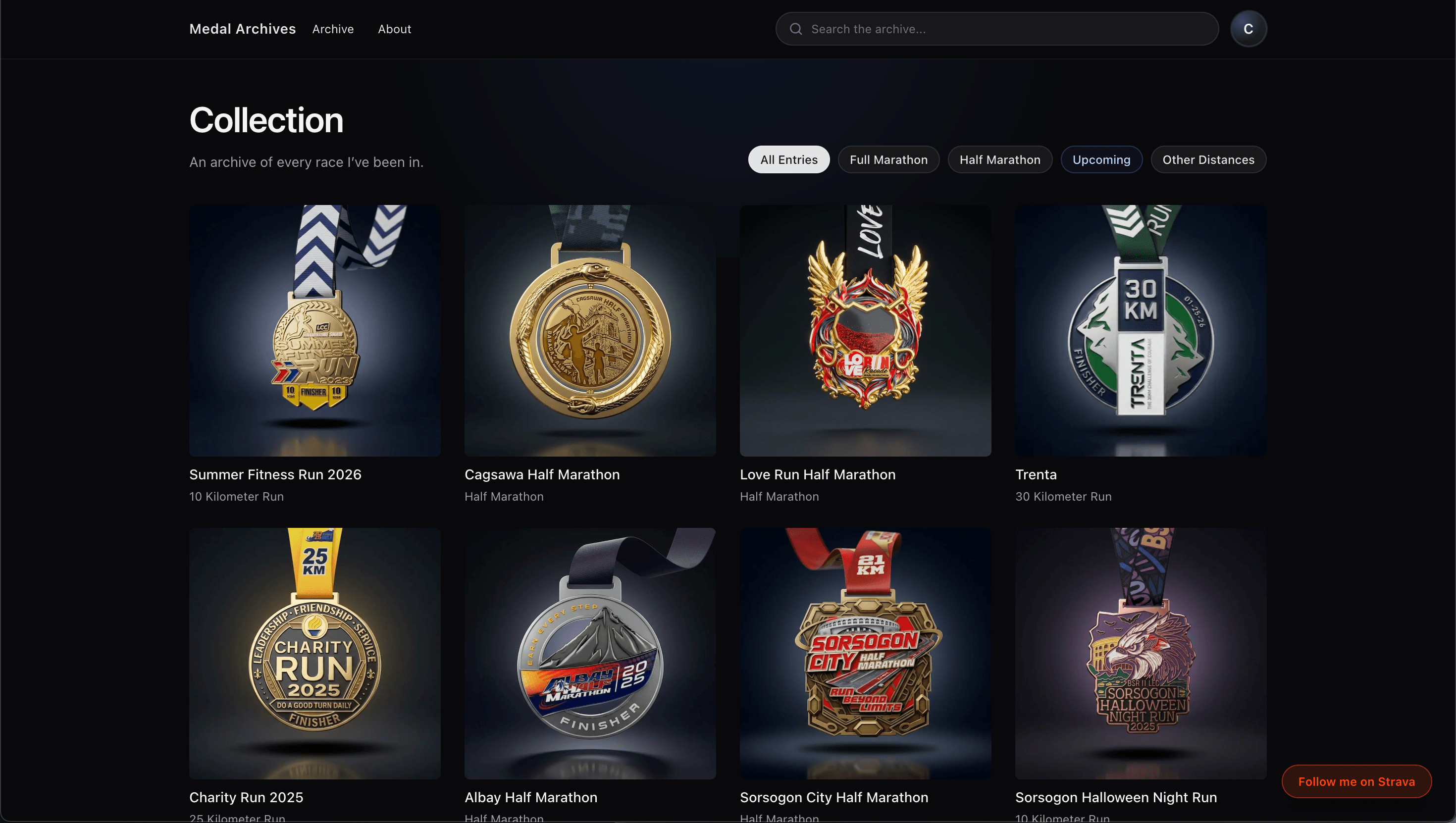Medal Archives